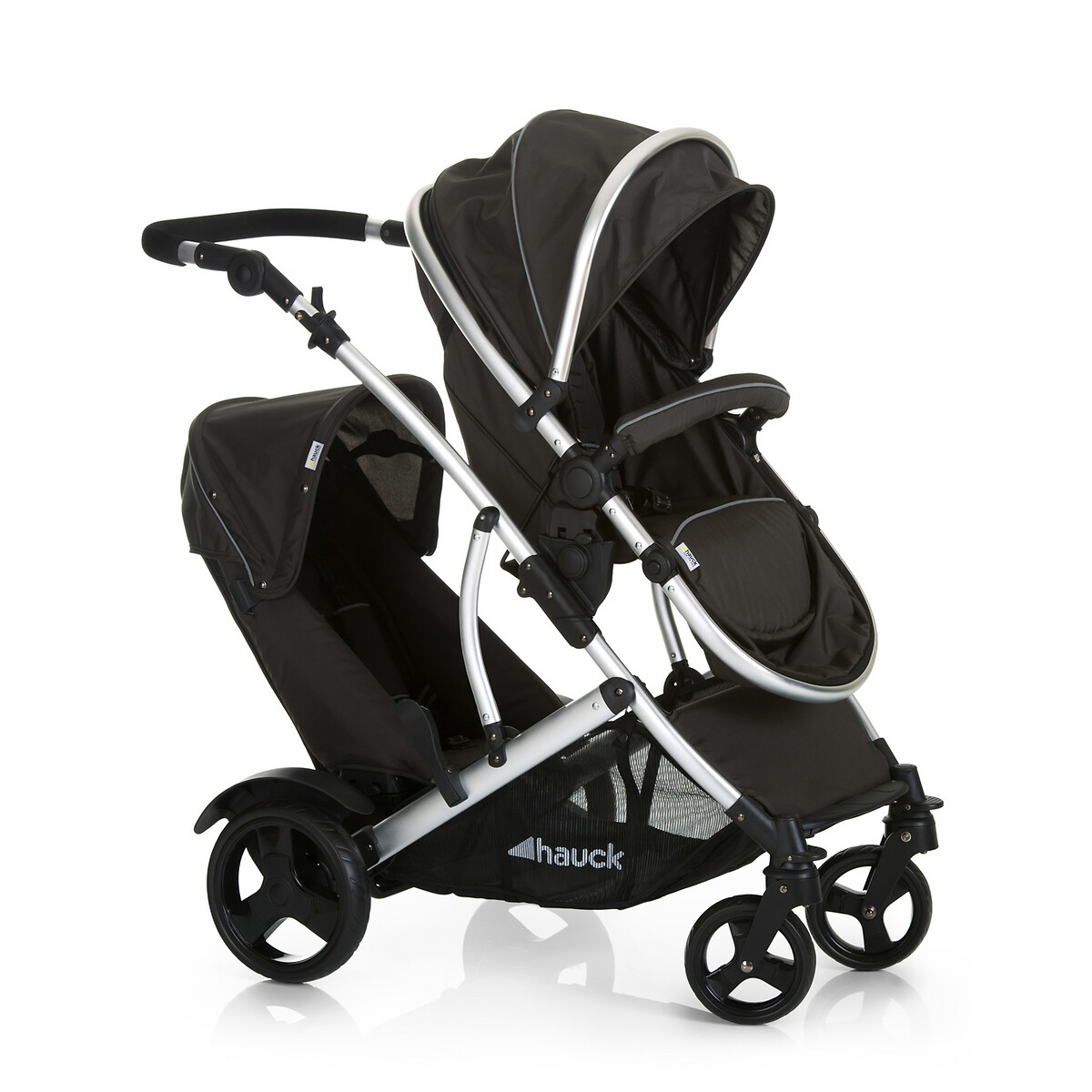 Duett 2 Stroller black, HAUCK