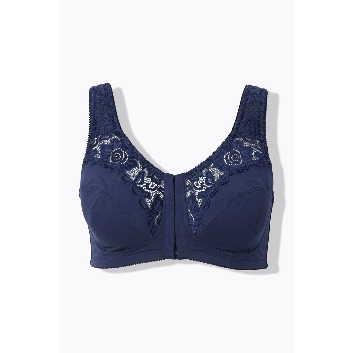 Soutien-gorge de maintien en coton. Sans bleu nuit, ULLA POPKEN