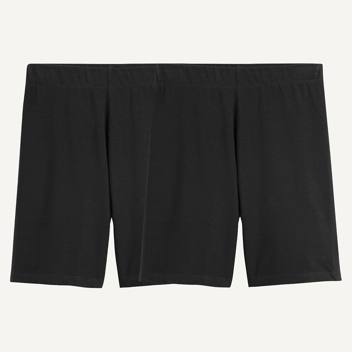 2er-Pack Radlerhosen schwarz + schwarz, LA REDOUTE COLLECTIONS