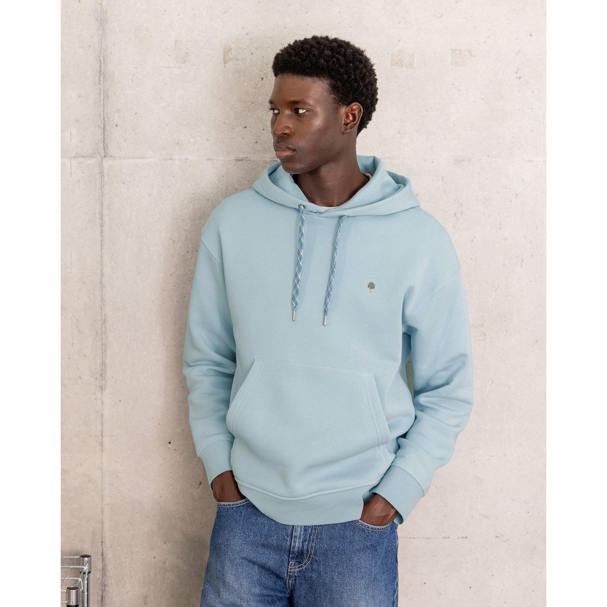 Sweat DIRAC OS bleu ciel, FAGUO