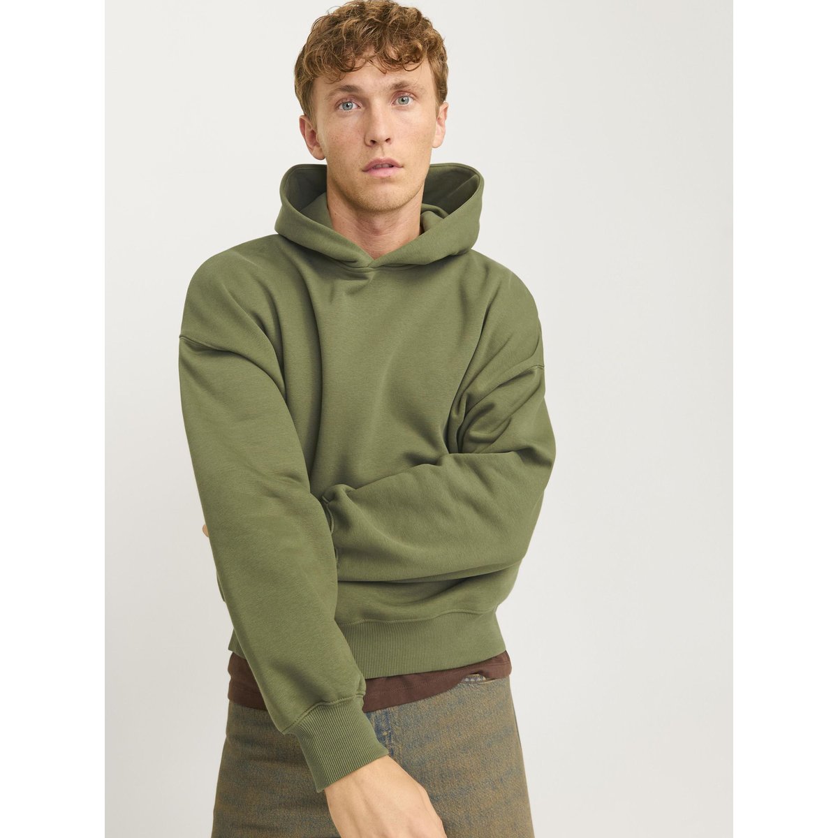 Sweat À Capuche verte - cypress, JACK & JONES