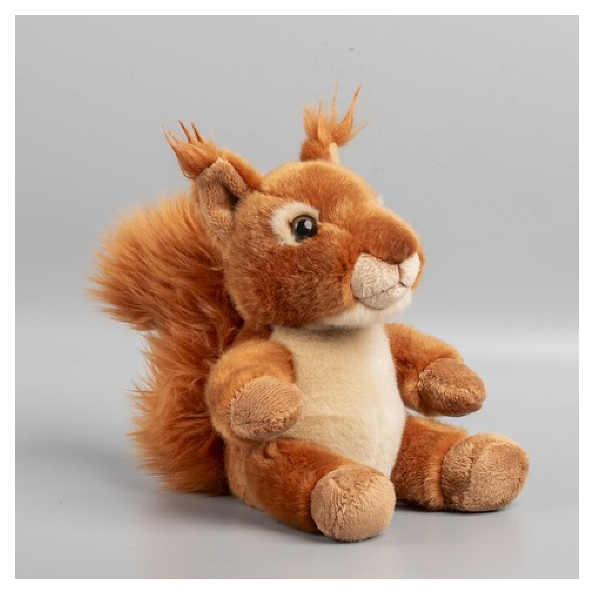 Peluche Ecureuil Tetabizous- 17cmH couleur unique, ANIMA