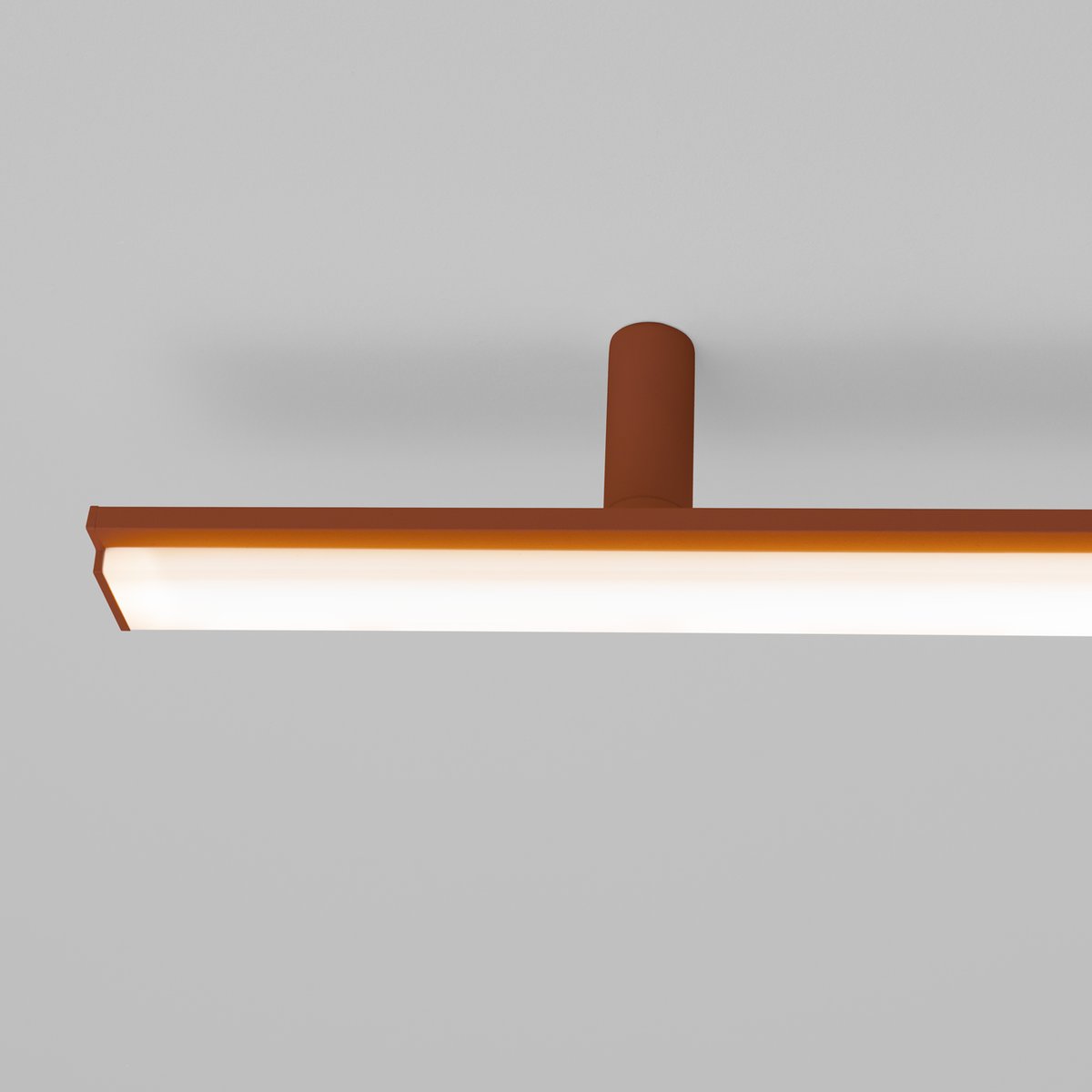 Plafonnier Aluminium Ocre Rouge LED 2 Lagom ocre rouge, EDEN