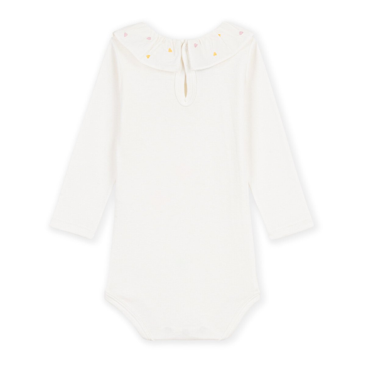 Body nascita a maniche lunghe bianco, PETIT BATEAU