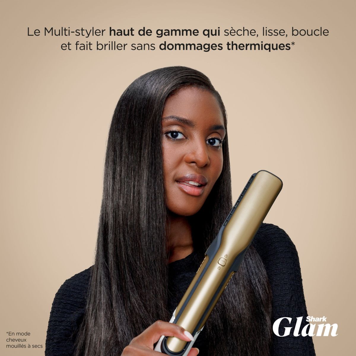 Fer multistyle Glam - Cheveux bouclés et crépus autres, SHARK