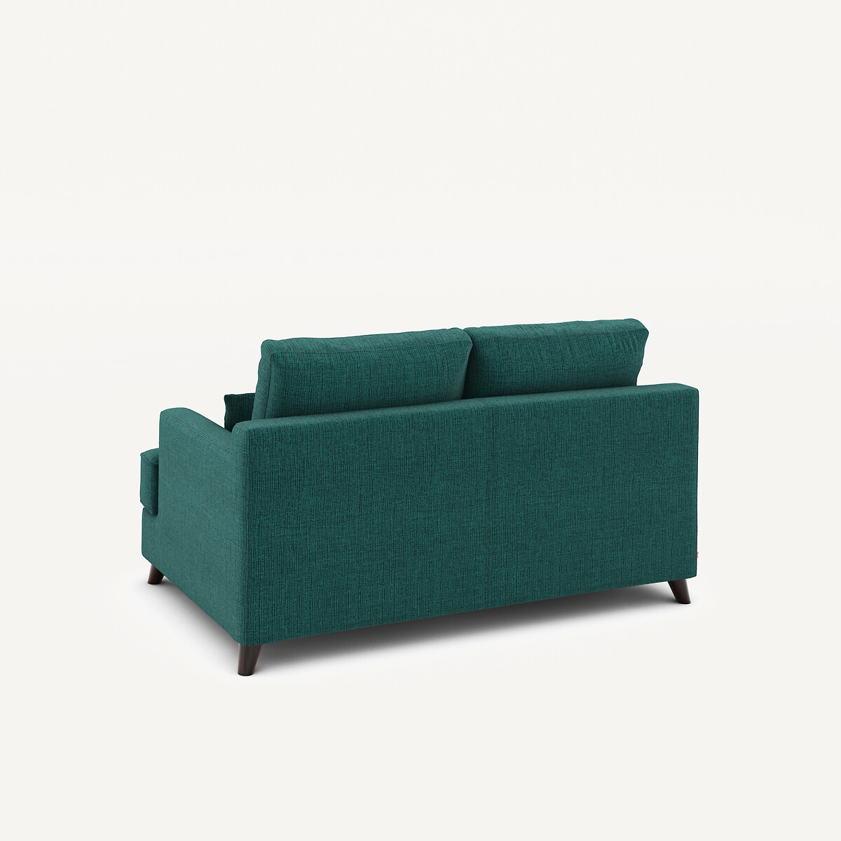 Kompaktes Sofa, aus jaspiertem Canvas, ALWINE dunkelgrün, AM.PM