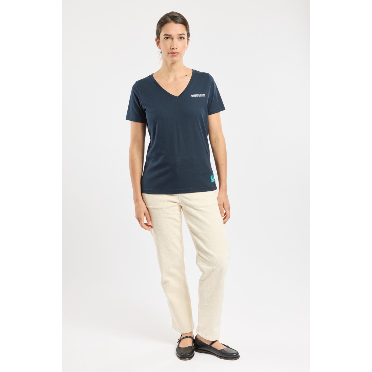 T-shirt sérigraphié en ROUTE DU RHUM décli-rich navy, ARMOR-LUX