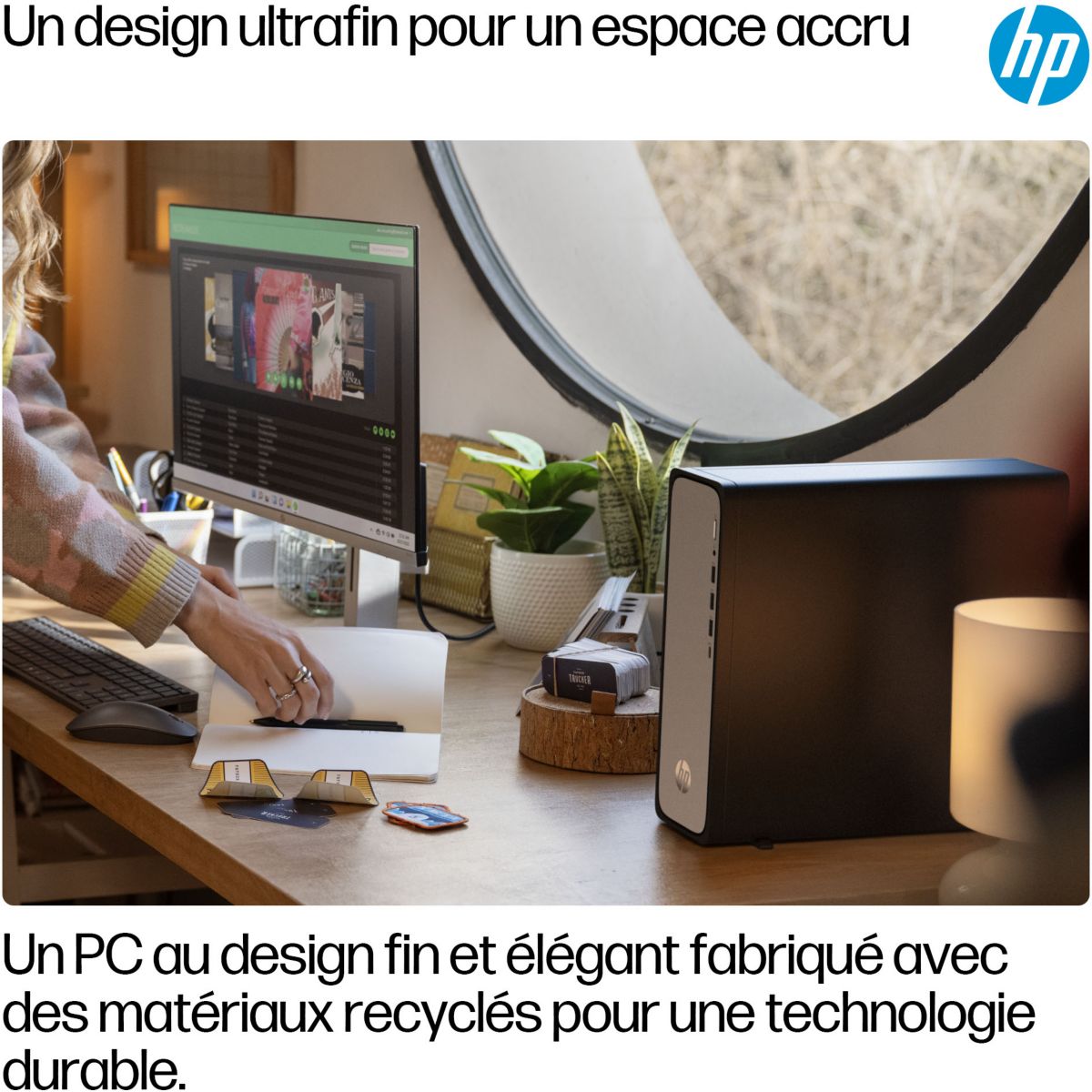 Unité centrale OmniDesk Slim DT S03-0033nf PC Intel 300 SSD 256 Go couleur unique, HP