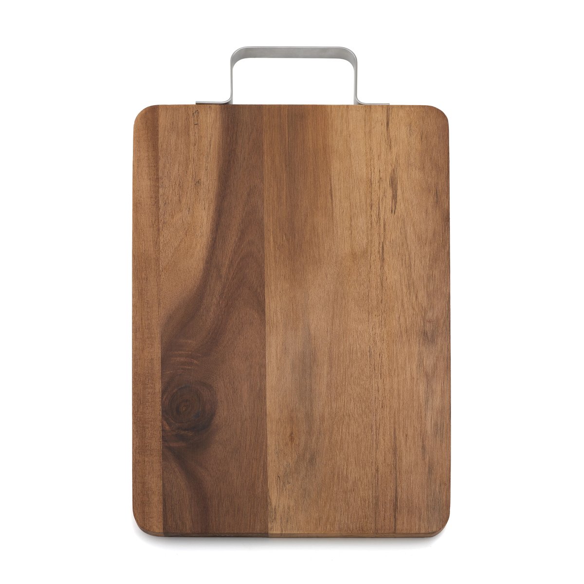 Planche à viande acacia + couteau et fourchette - Reflet bois / argent, LAGUIOLE CUISSON