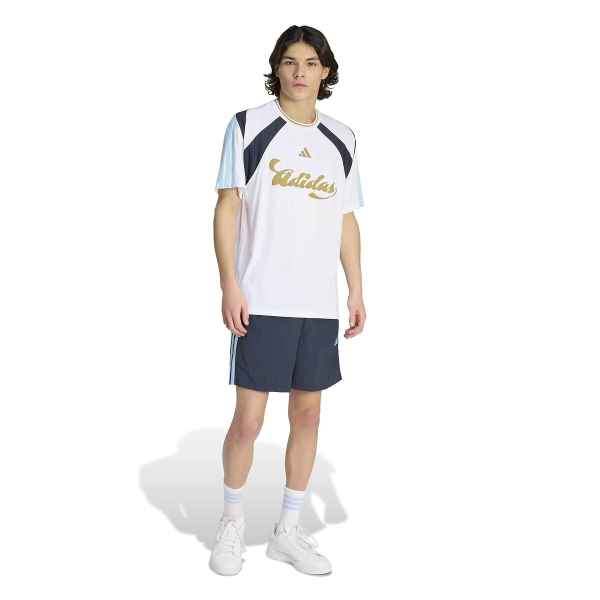 T-shirt manches courtes en jersey HOUSE OF TIRO blanc, ADIDAS SPORTSWEAR
