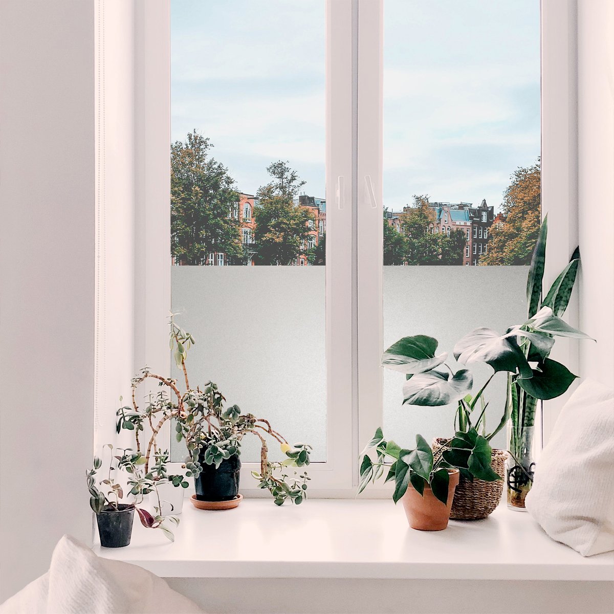 Film vitrostatique Sable blanc, ART FOR THE HOME
