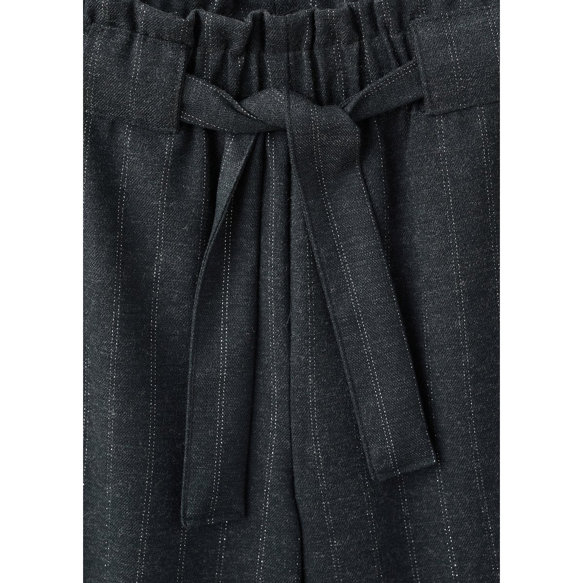 Pantalon rayé fil textile gris, MANGO KIDS