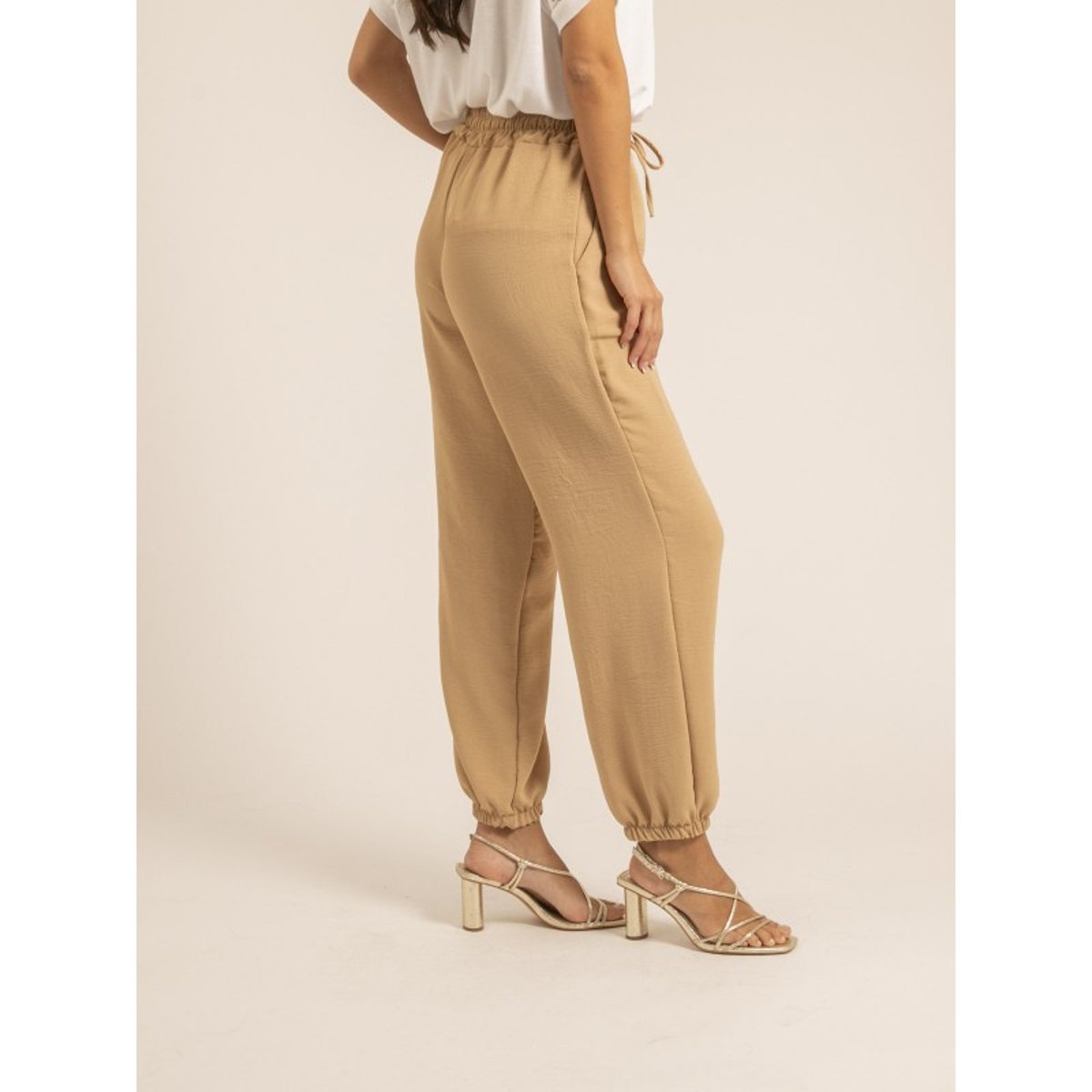 Pantalon Edania beige, DONA LISA