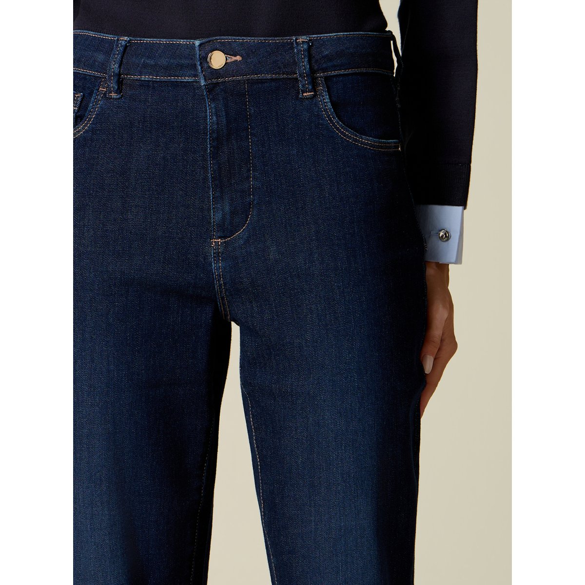 Jean boyslim bleu foncé bleu, OLTRE