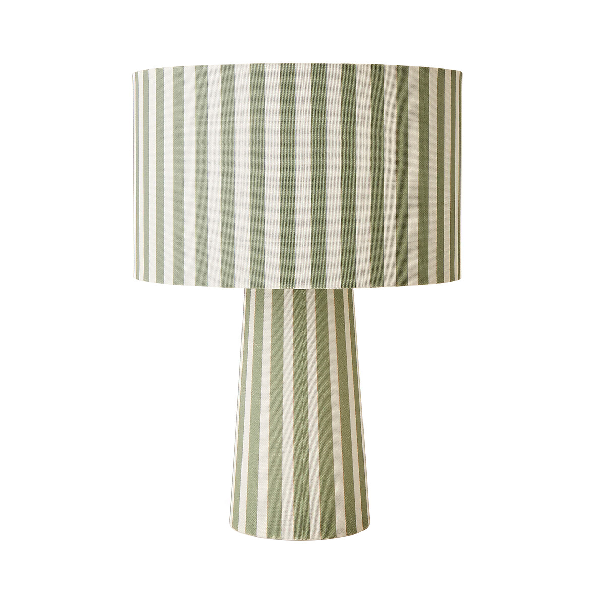 Taylor Stripe Fabric Table Lamp green, ÉDITÉ