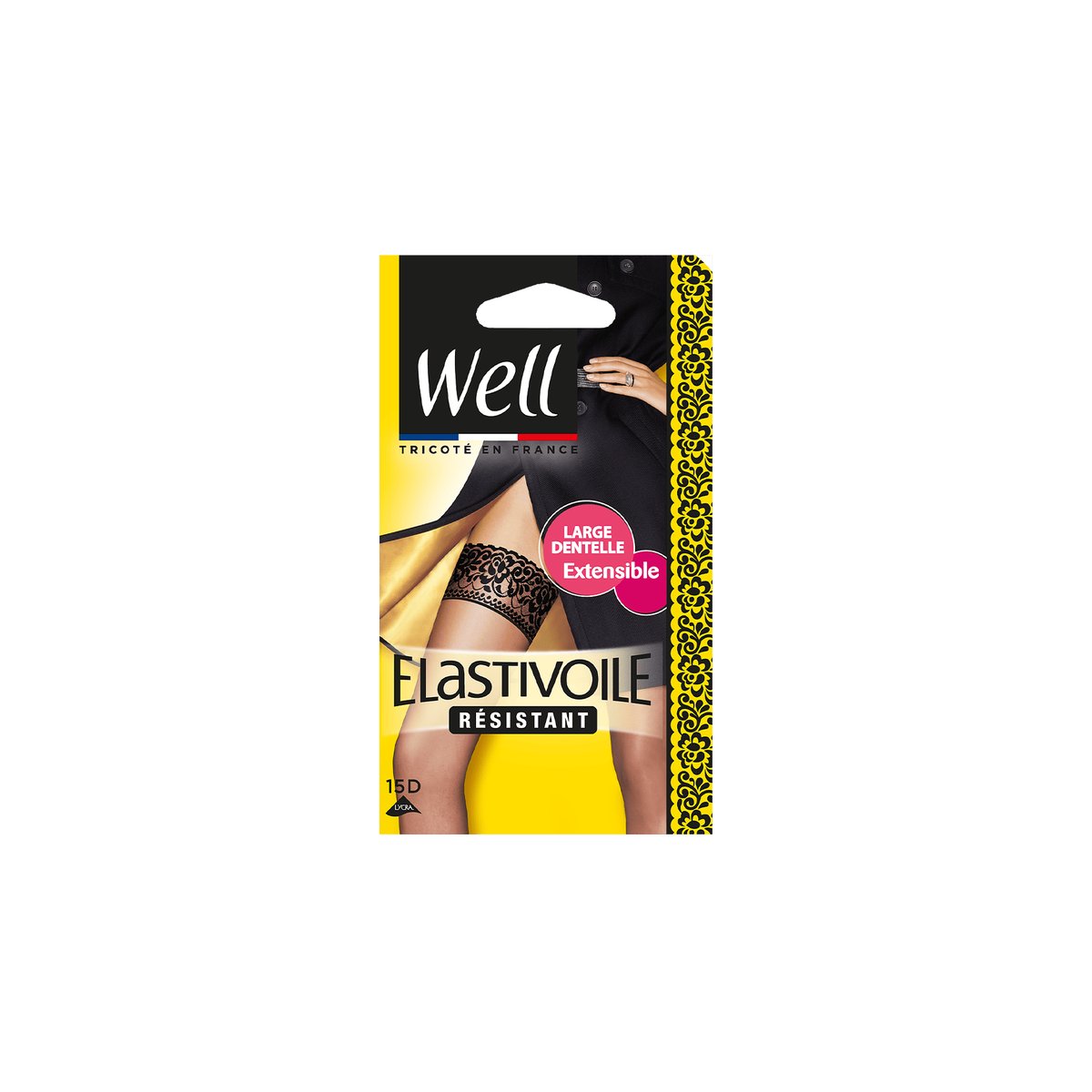 Bas ELASTIVOILE noir, WELL