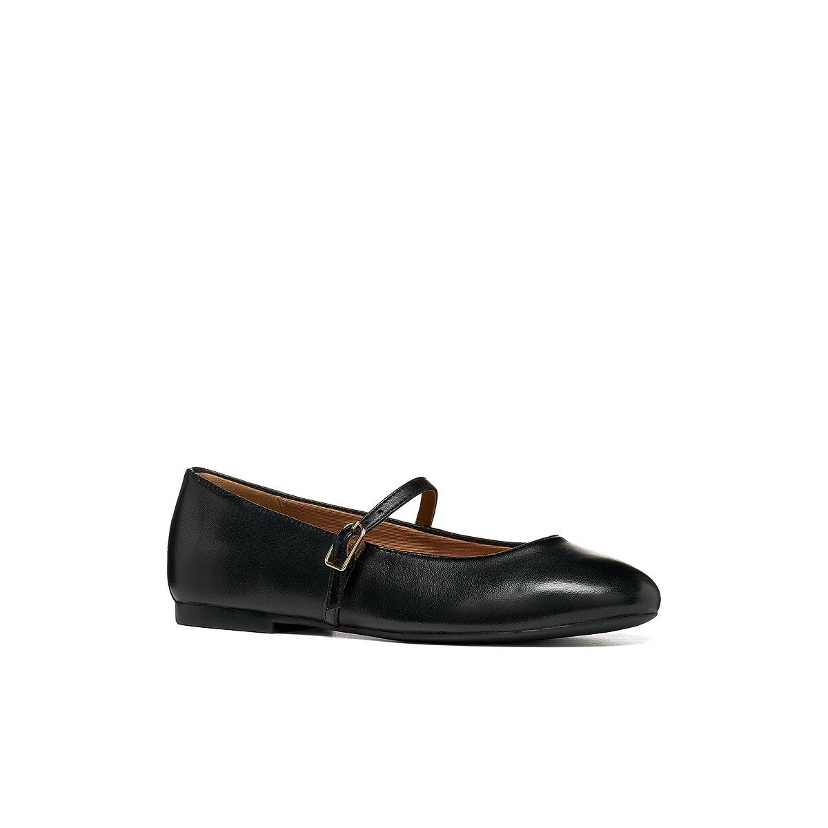 Bailarinas de piel Palmaria negro, GEOX