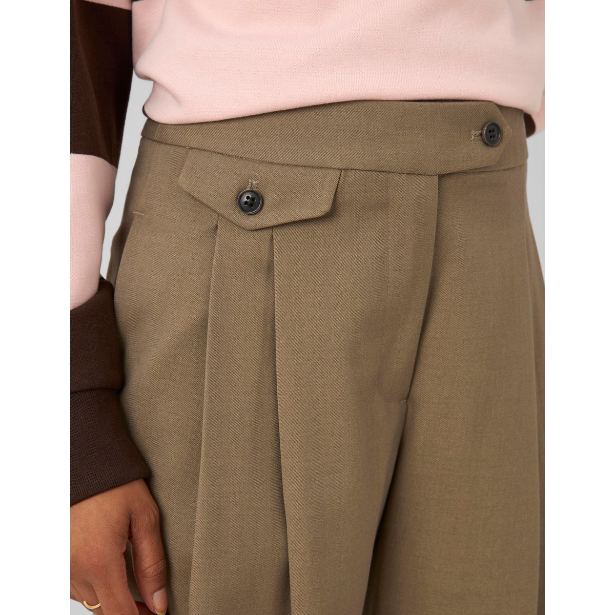 Pantalon à pinces brown, BZB