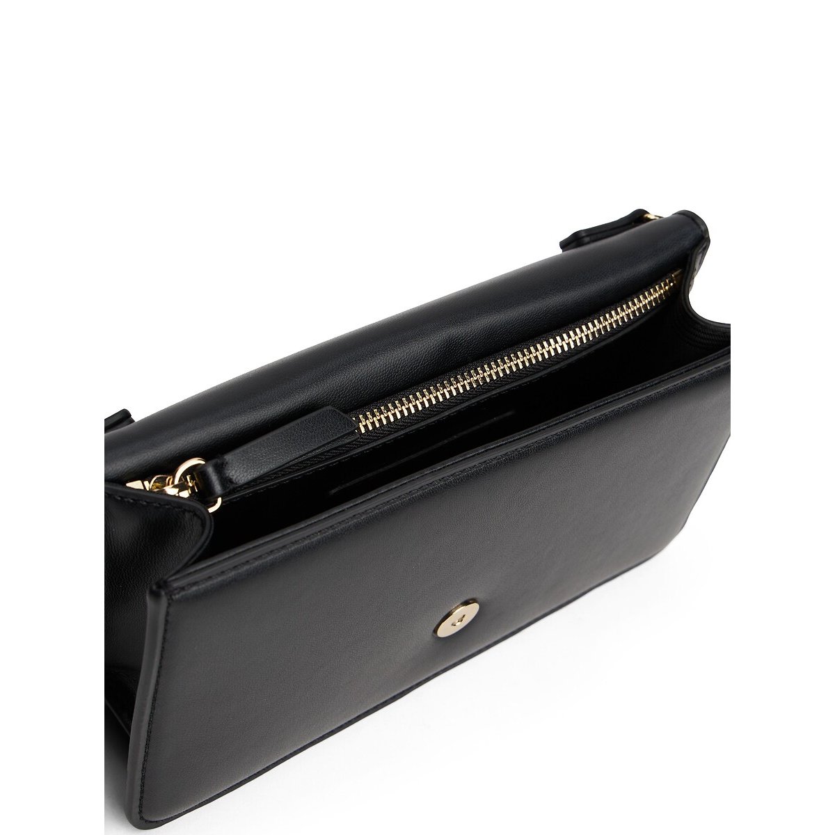 Sac à main, TH HERITAGE CLUTCH noir, TOMMY HILFIGER