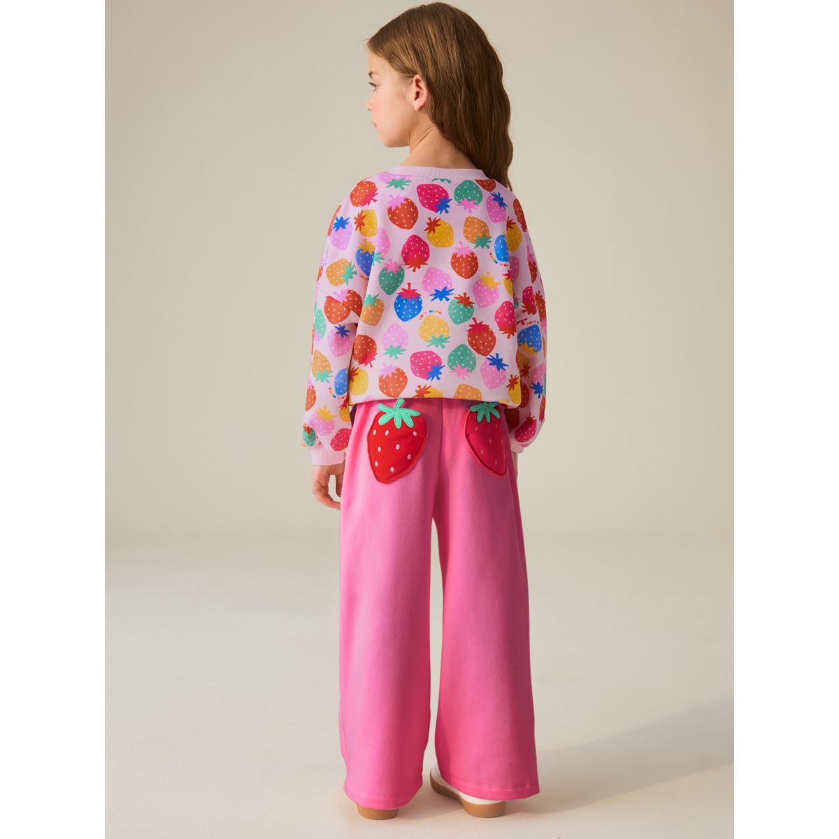 Ensemble pull et jogging, 2 pièces fraise arc-en-ciel, NEXT