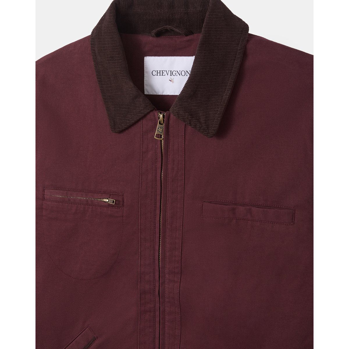 Veste en coton DALTON burgundy, CHEVIGNON