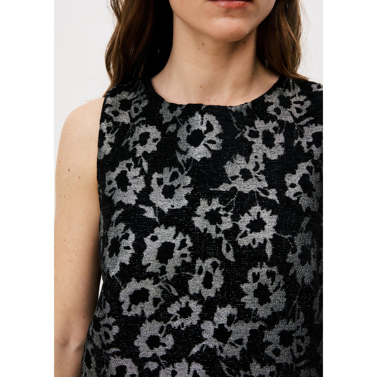 Robe en coton ALICIA noir, FRNCH