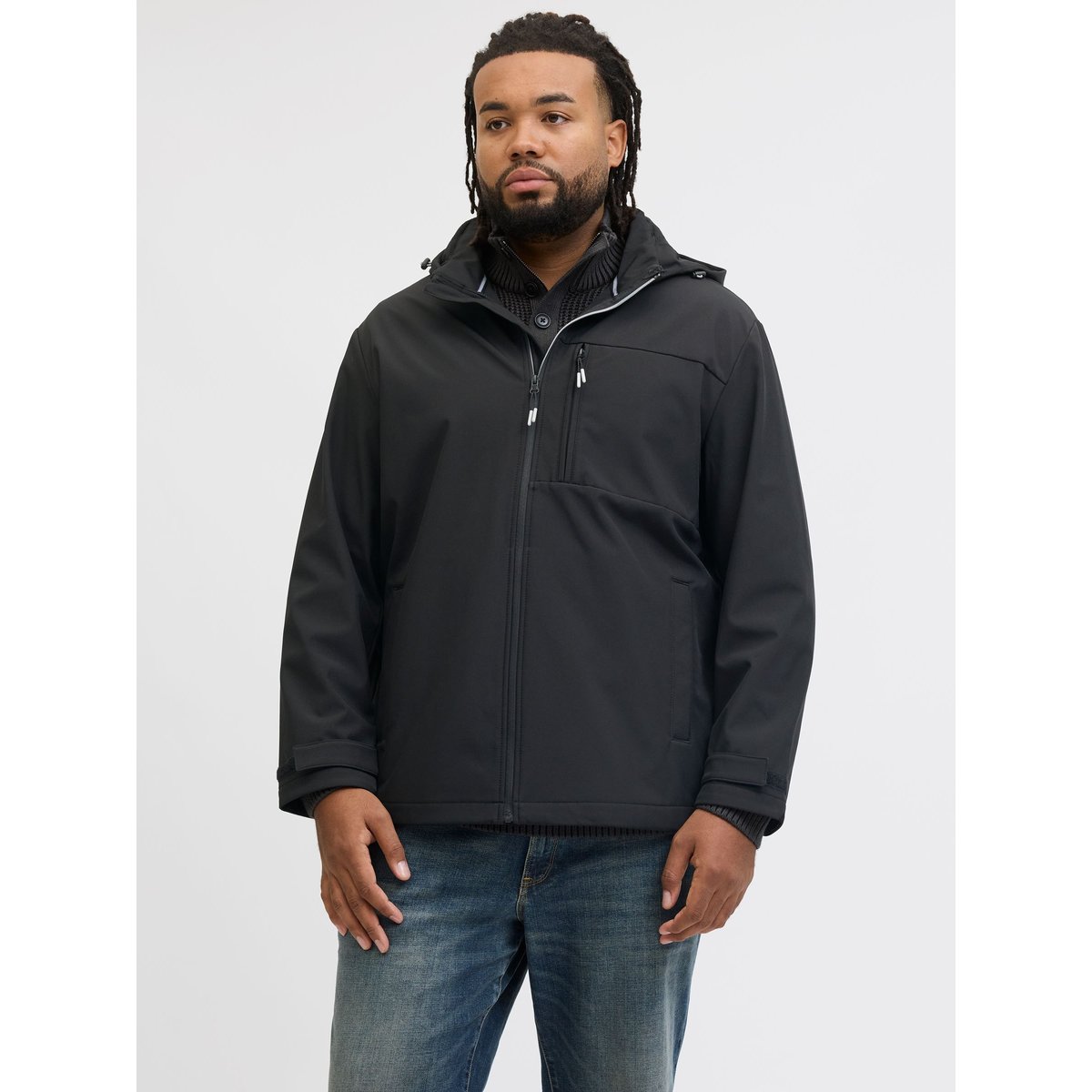 Manteau Softshell black, JACK & JONES