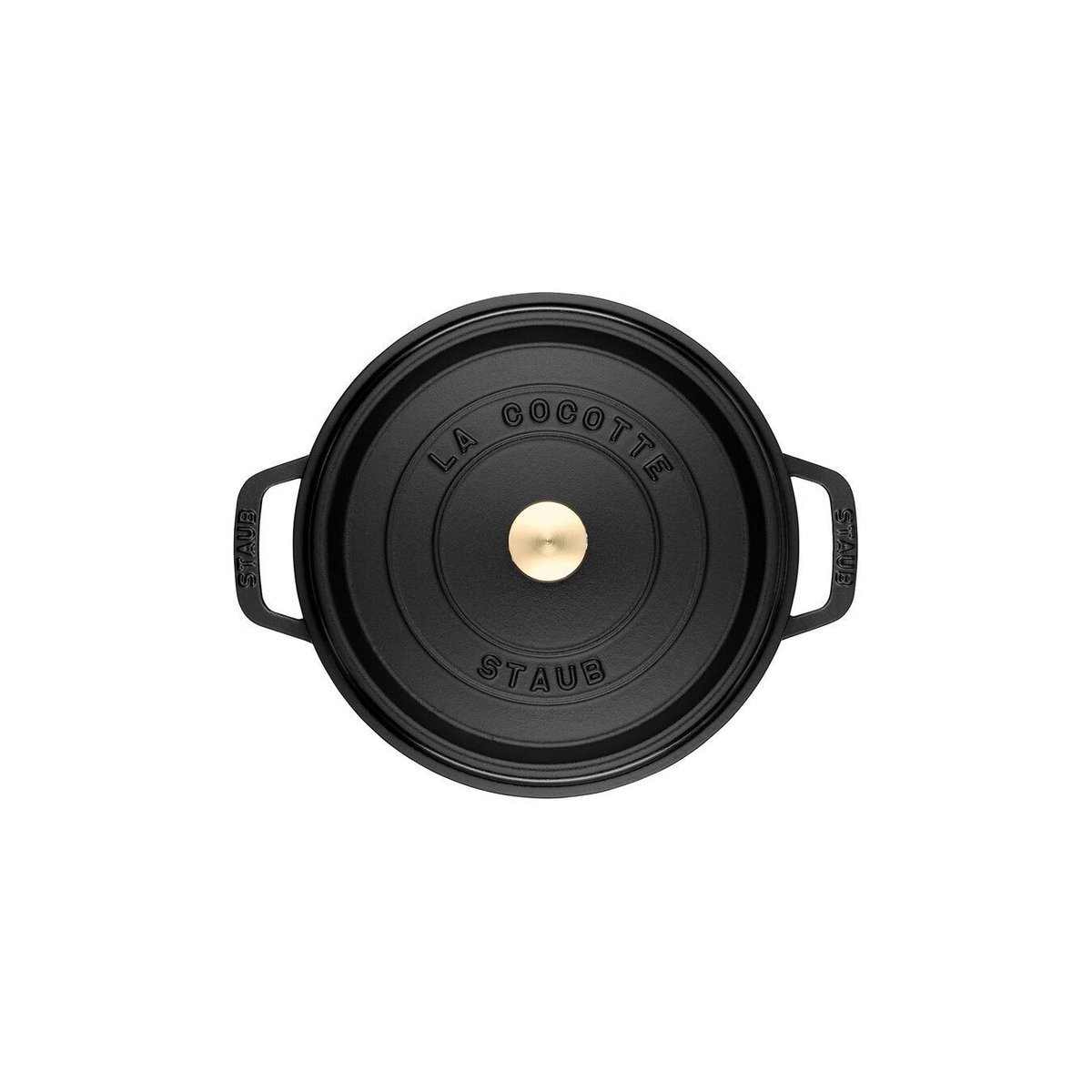 Cocotte en Fonte, Ronde, Noir Mat noir mat, STAUB