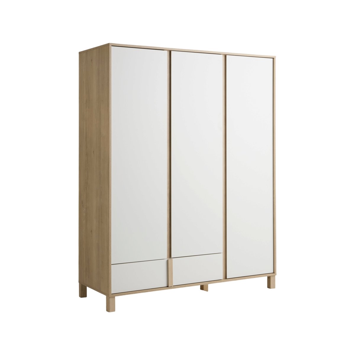 Armoire 3 portes 1 tiroir - GABRIELLE multicolore, CAMIF
