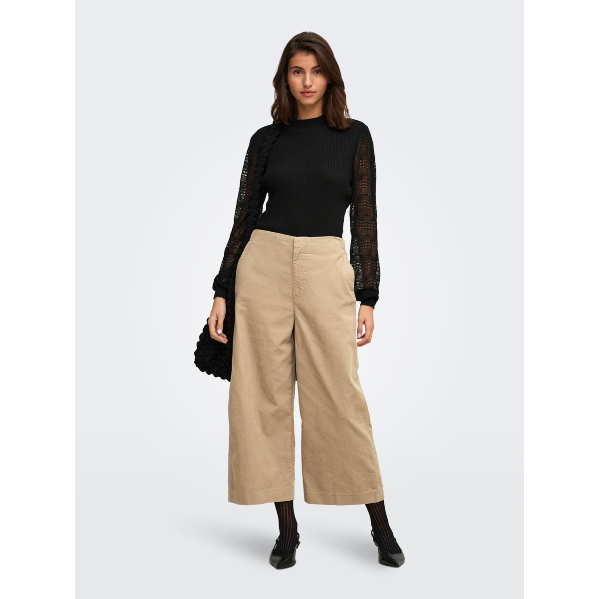 Pantalon Classique marron - cornstalk 1, ONLY