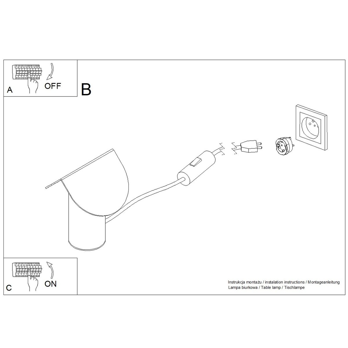 Lampe de bureau Aluminium Sauge LED 1 Biscuit sauge, EDEN