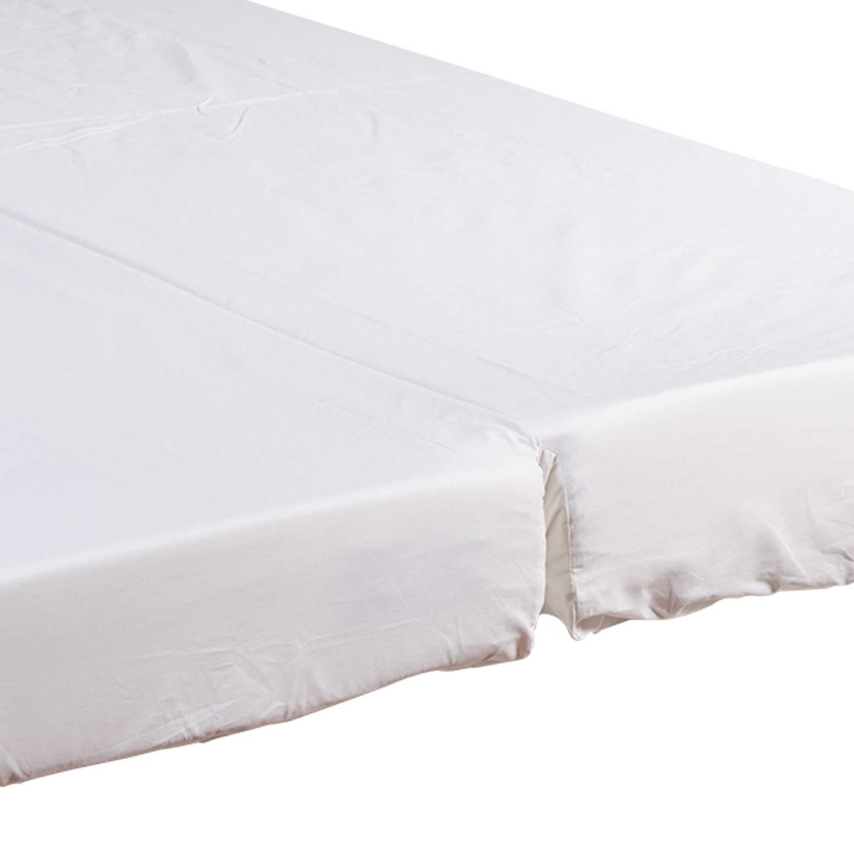 Protège matelas clic-clac coton molleton blanc, TERRE DE NUIT