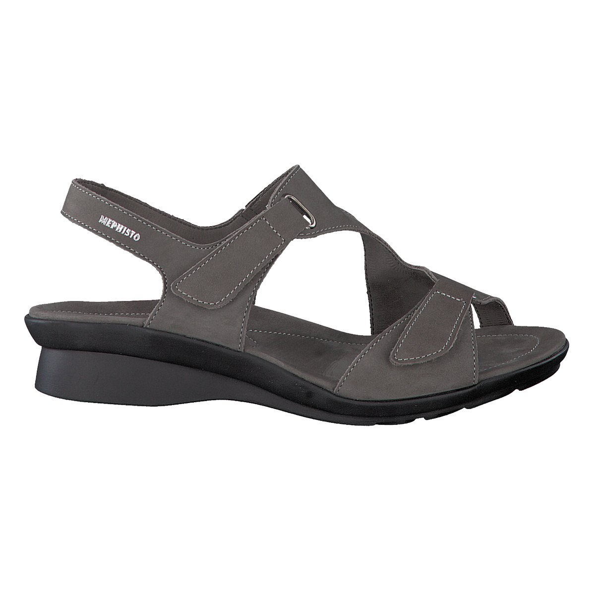 Sandales en cuir PARIS gris 5113, MEPHISTO