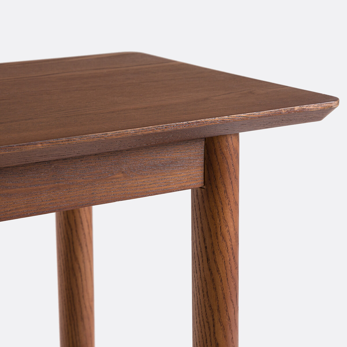 Console double plateau, plaqué frêne, Lussan teinté coloris noyer, LA REDOUTE INTERIEURS