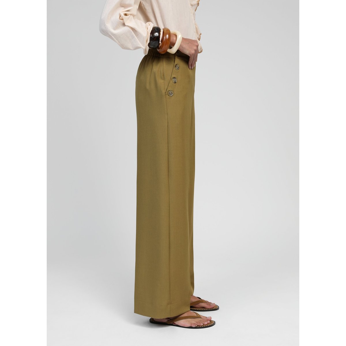 Pantalon PONARY olive, AN'GE