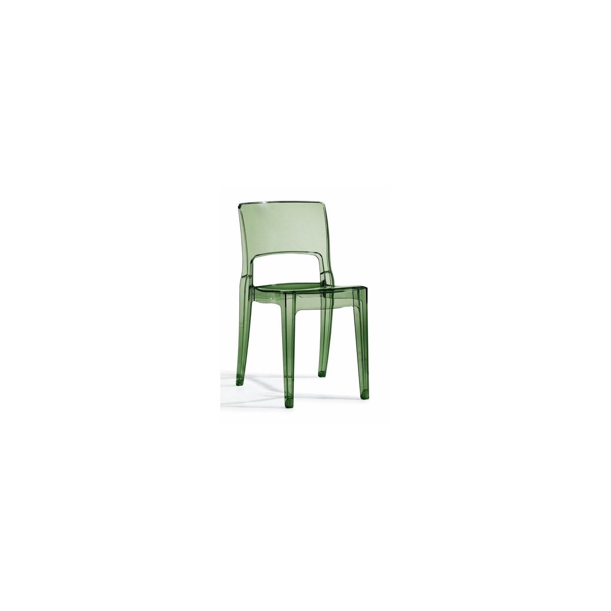 Chaise design empilable, ISY ANTISHOCK gris, SCAB DESIGN