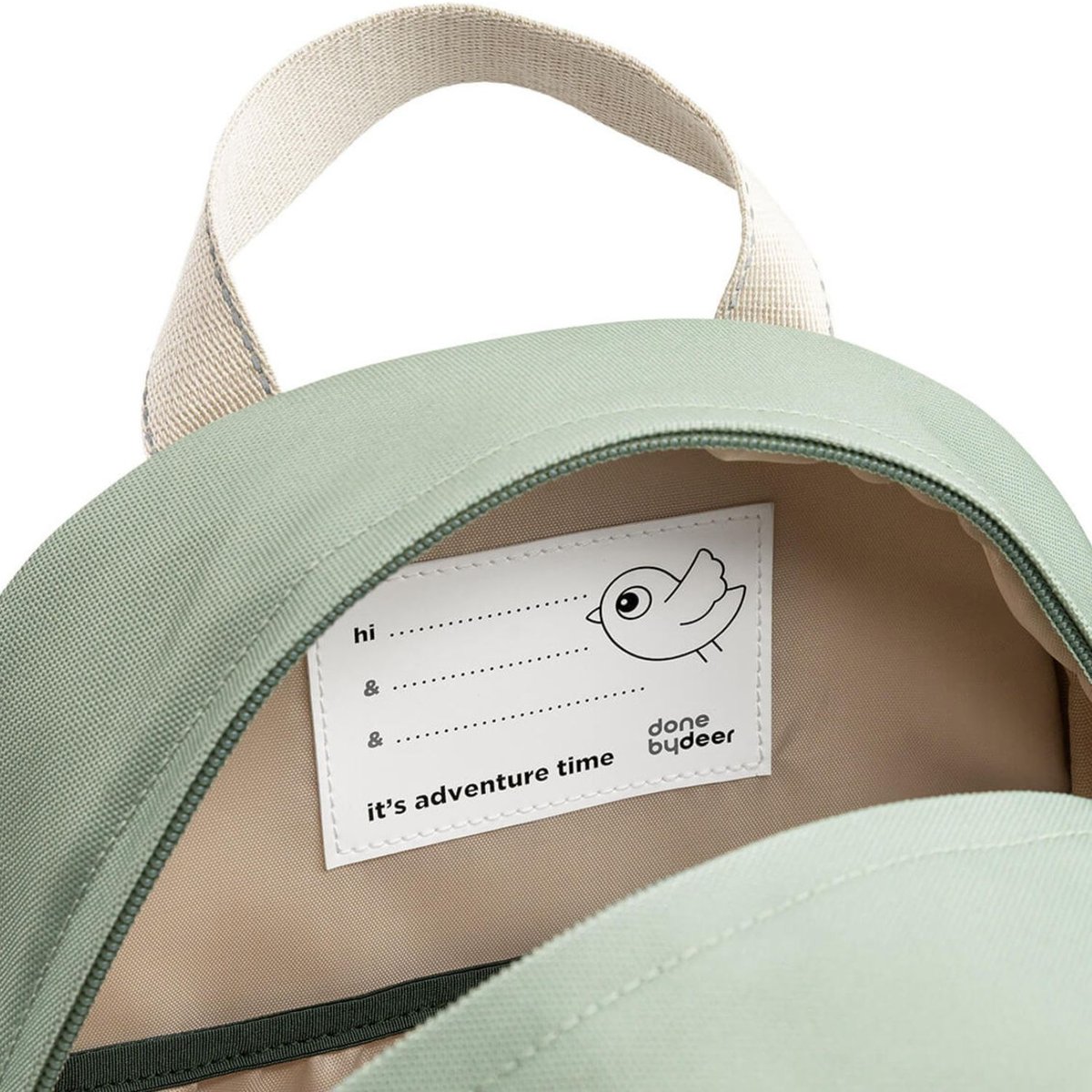 Sac à dos junior vert, DONE BY DEER