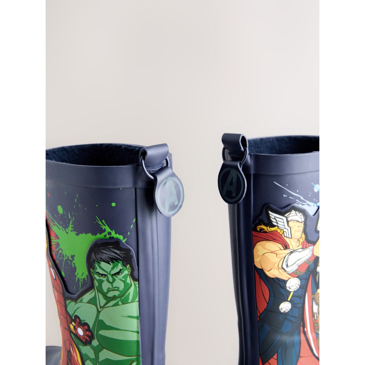 Bottes de pluie en caoutchouc marvel bleu marine, NEXT