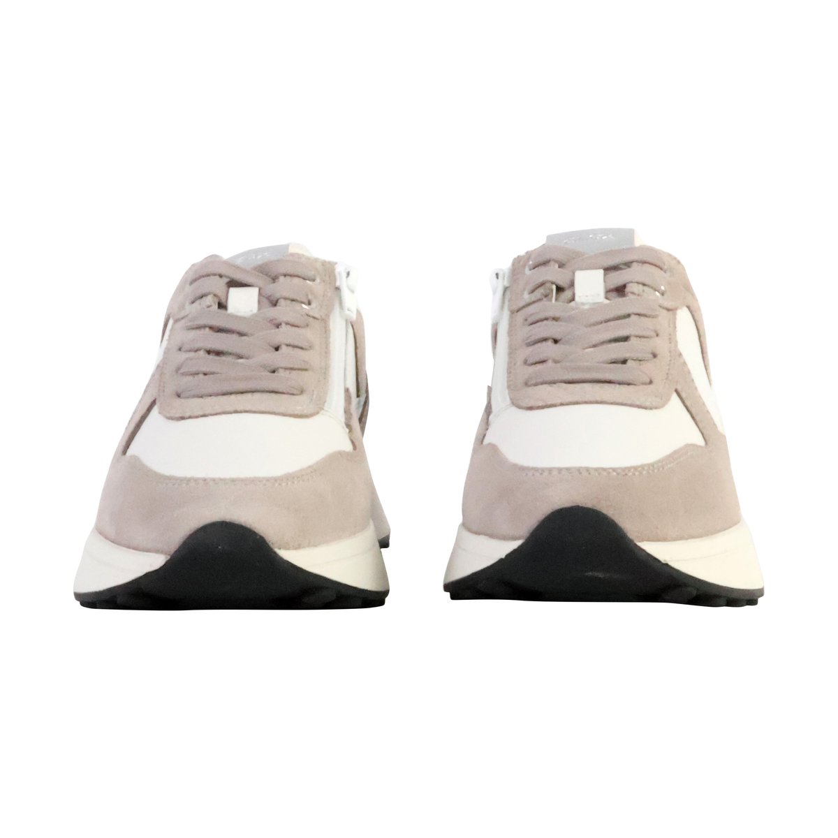 Baskets respirantes Amabel blanc/rock, GEOX
