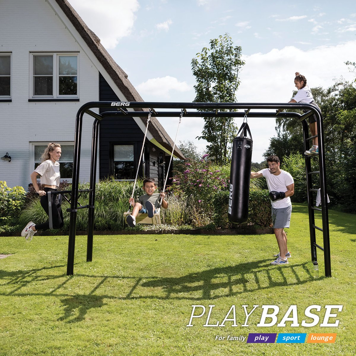 Sac de frappe pour aire de jeux Playbase noir, BERG TOYS