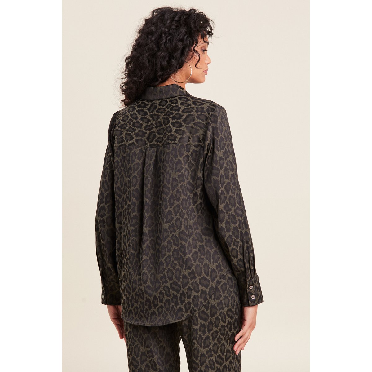 Chemise manches longues vert kaki, BREAL