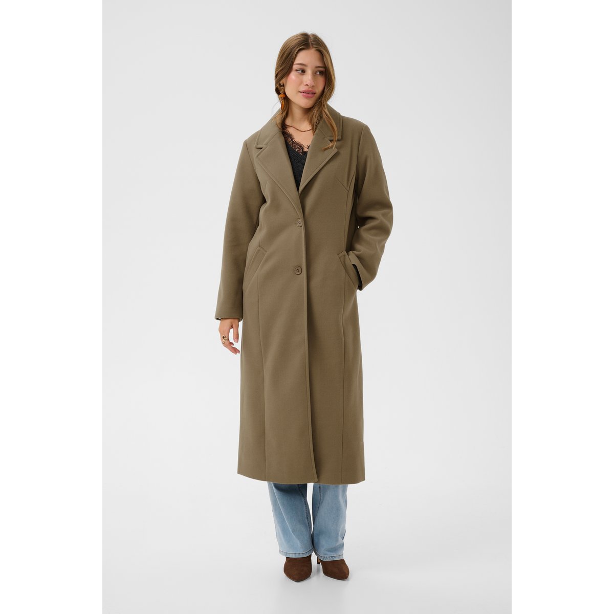 Manteau gris sepia tint, CREAM