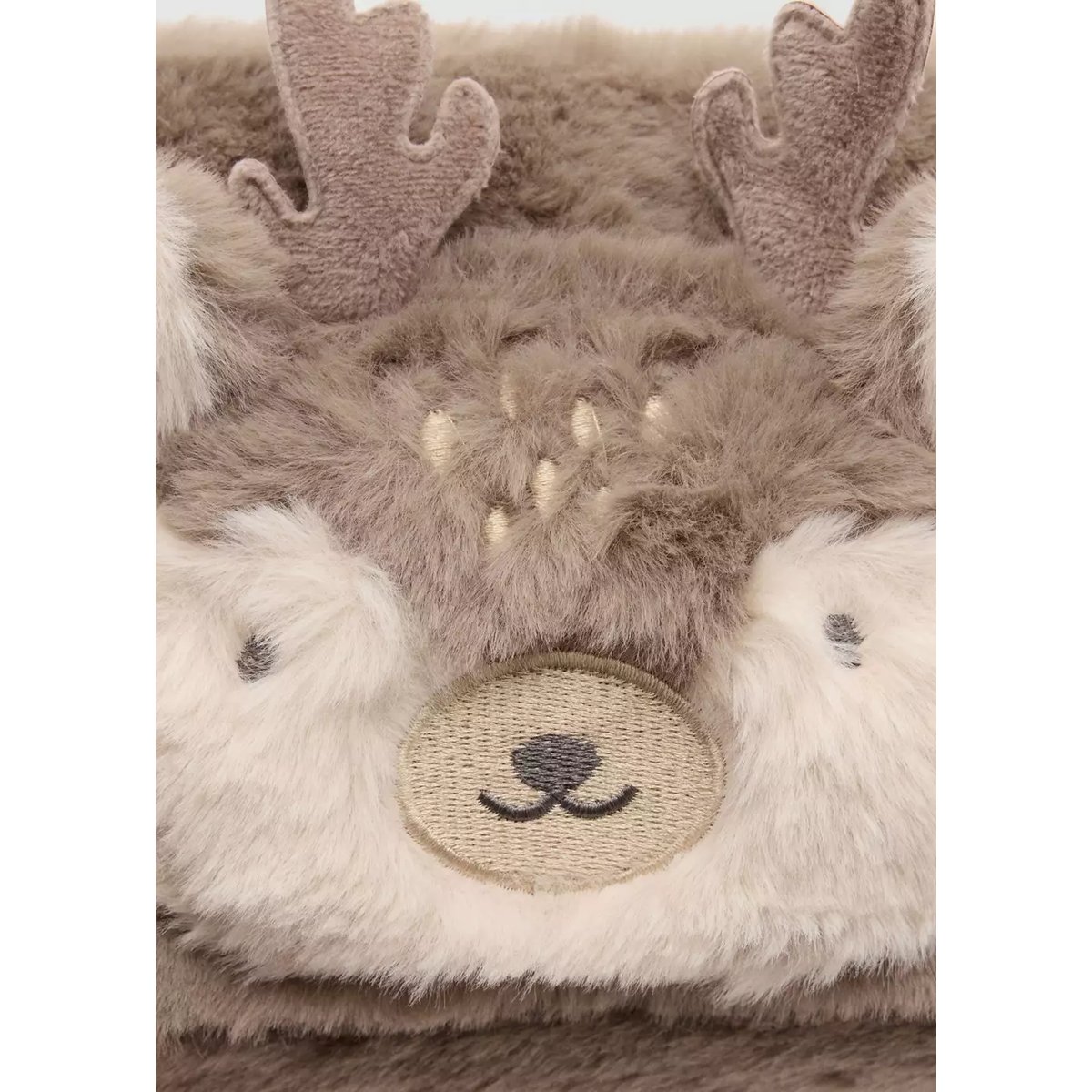 Trousse en poil de cerf marron moyen, MANGO BABY