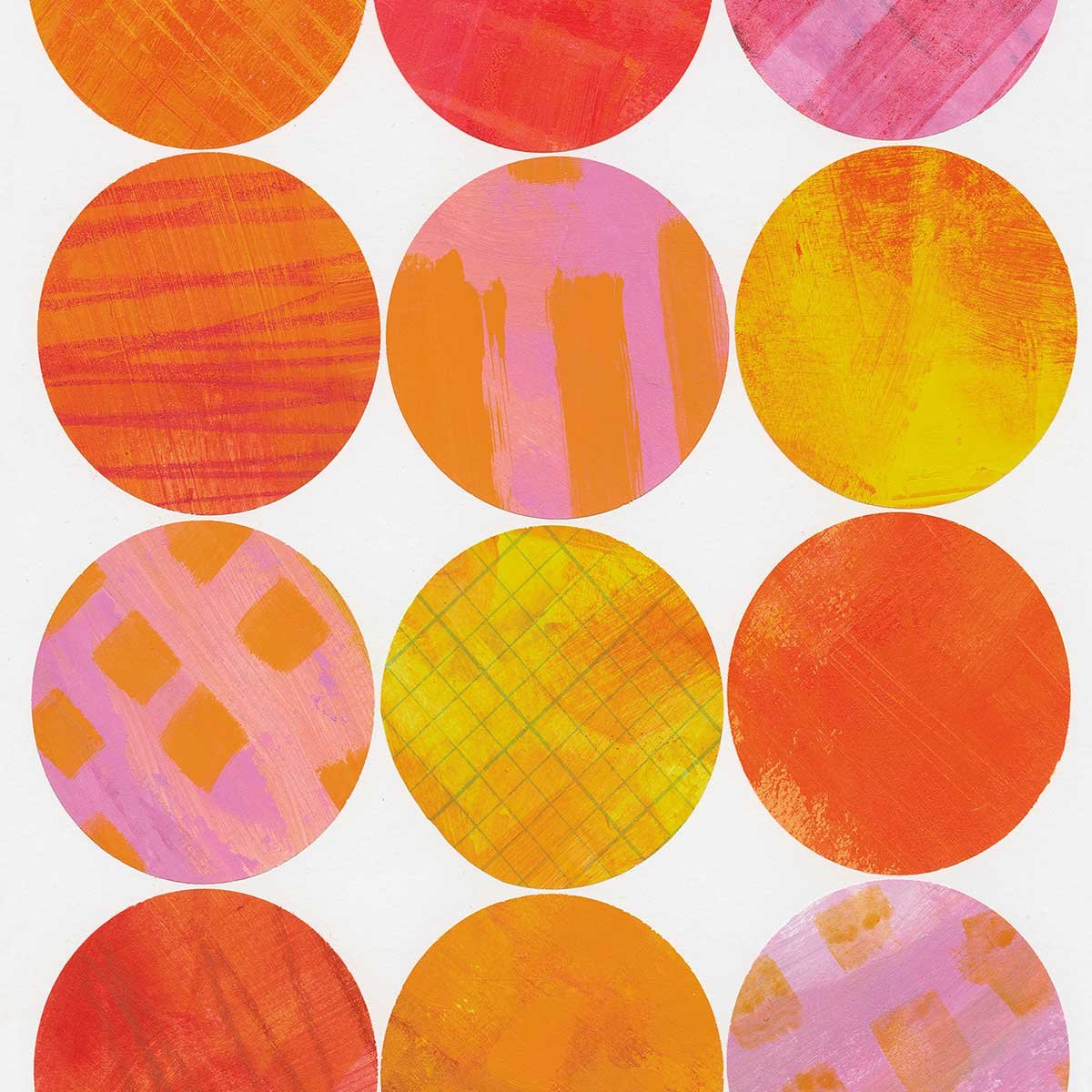 Tableau sun shine circle tableau alu dibond, HEXOA