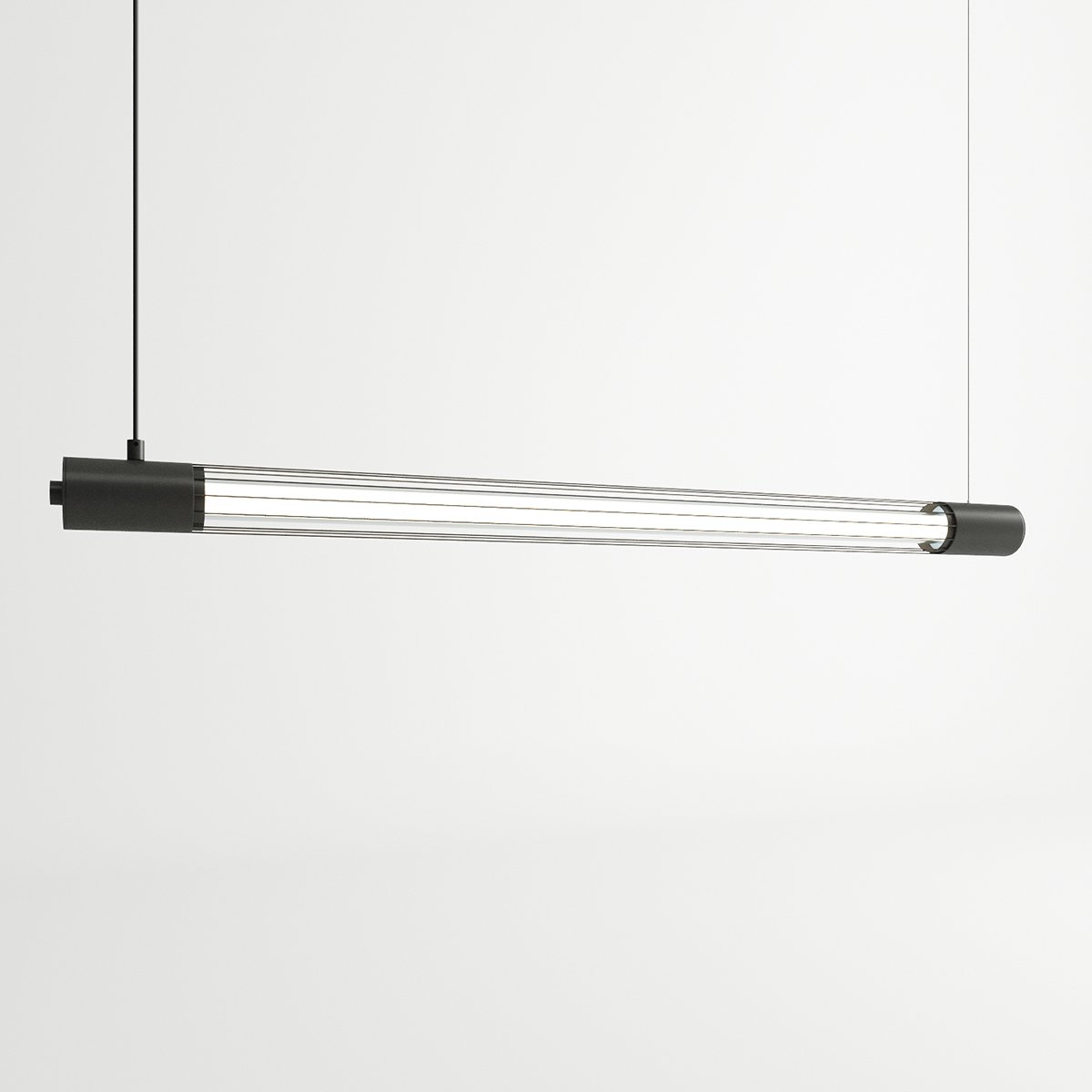 Suspension Acier Noir T8 1 Valo noir, EDEN