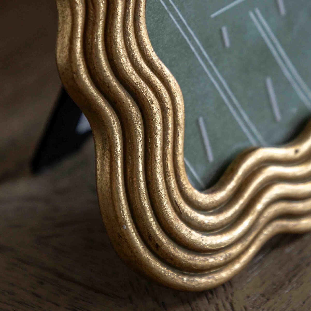 5x7" Padula Wave Photoframe gold-coloured, ÉDITÉ