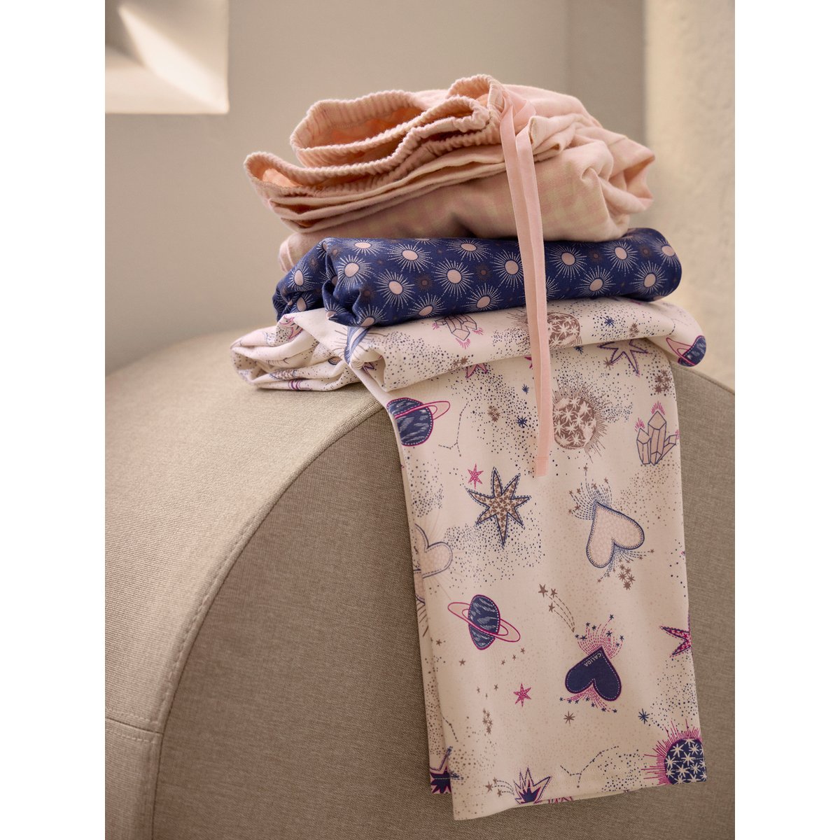 Bas de pyjama avec poches Coton FAVOURITES crème de charme, CALIDA