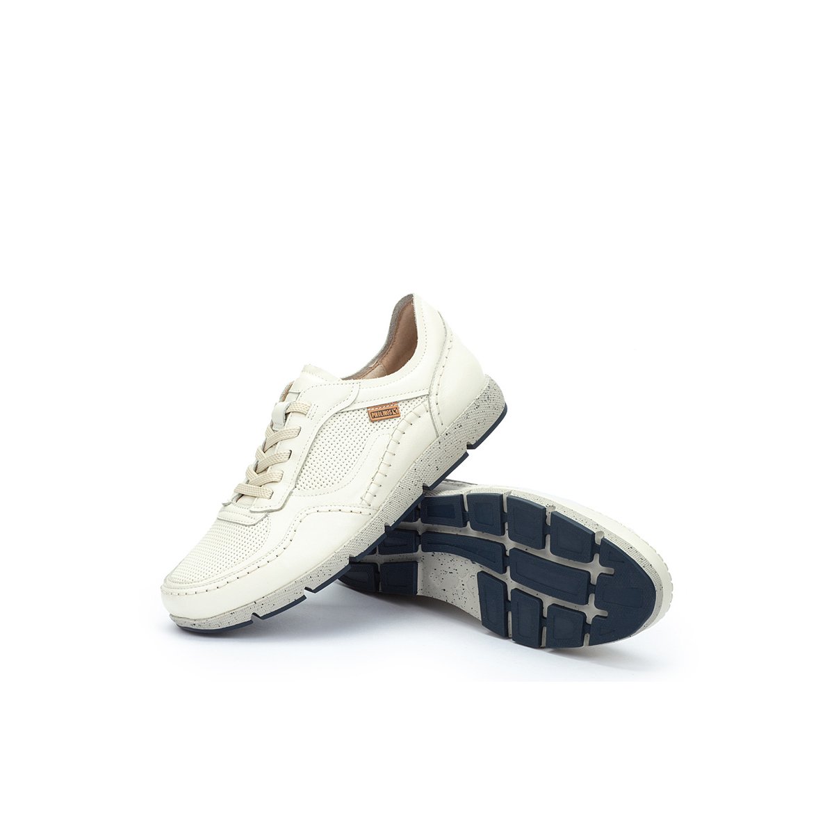 Baskets cuir Fuencarral off white, PIKOLINOS