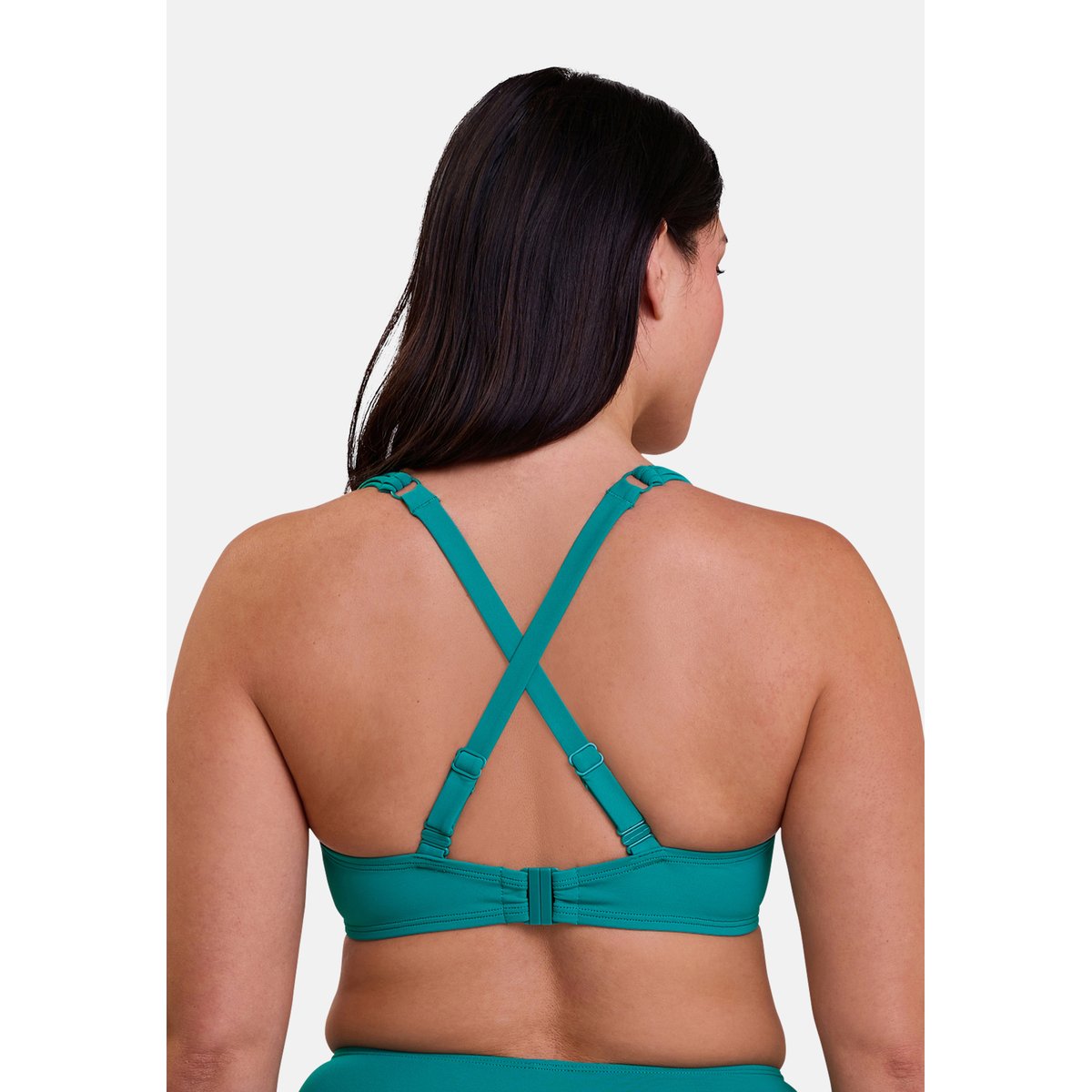 Haut de maillot de bain Moorea bleu vert, SANS COMPLEXE