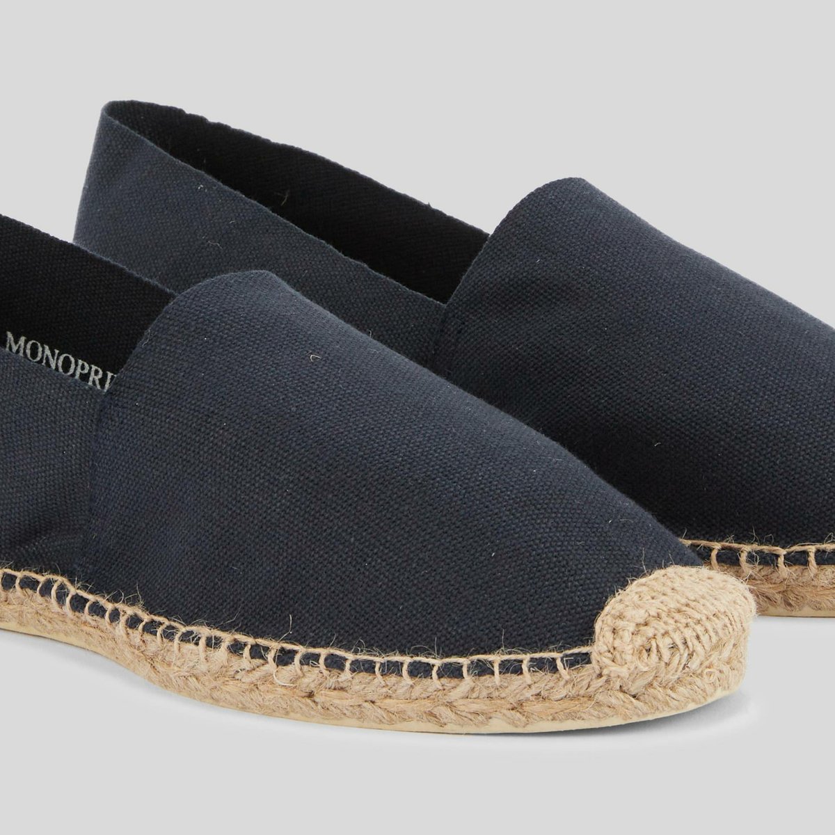 Espadrilles en toile marine, MONOPRIX